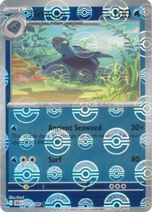 Tirtouga 022/086 - Black Bolt - Poké Ball Reverse Holo