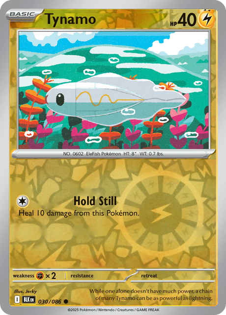 Tynamo 030/086 - Black Bolt - Reverse Holo