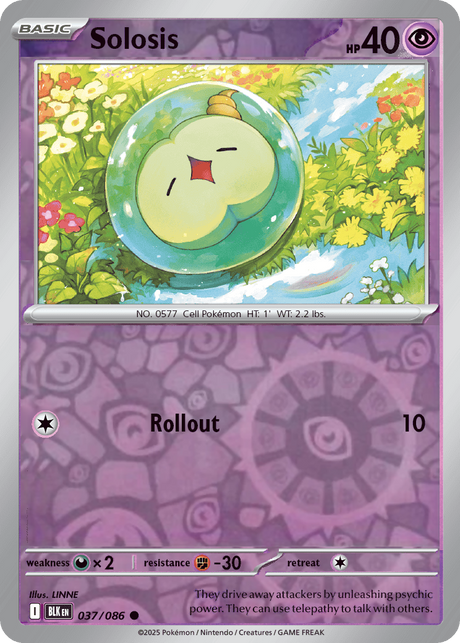Solosis 037/086 - Black Bolt - Reverse Holo