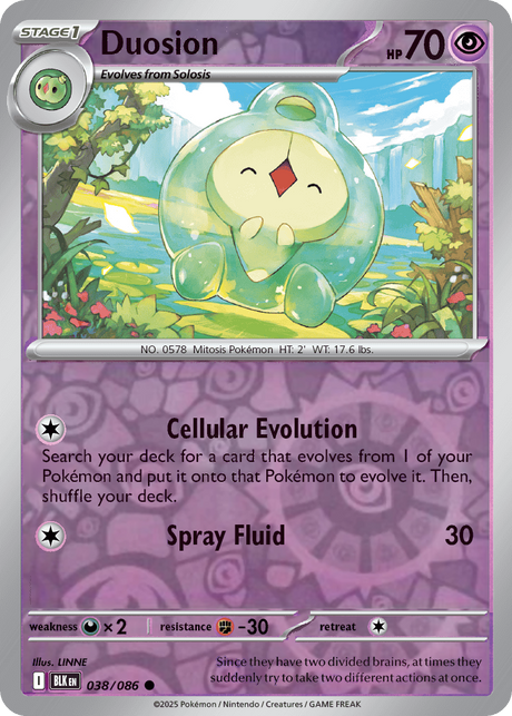 Duosion 038/086 - Black Bolt - Reverse Holo