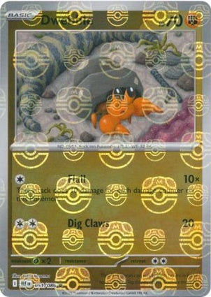 Dwebble 051/086 - Black Bolt - Master Ball Reverse Holo