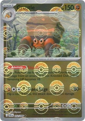 Crustle 052/086 - Black Bolt - Poké Ball Reverse Holo