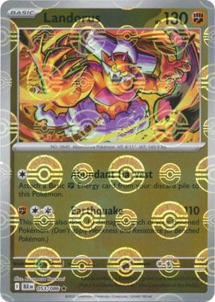 Landorus 053/086 - Black Bolt - Poké Ball Reverse Holo