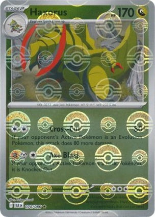 Haxorus 070/086 - Black Bolt - Poké Ball Reverse Holo