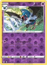 Swoobat 069/203, Evolving Skies, Reverse Holo finish, representative matte composite; not an authentic reflective foil scan