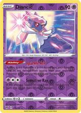 Diancie 079, Vivid Voltage Singles, Reverse Holo, representative matte composite