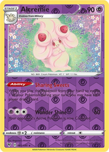 Alcremie 081, Vivid Voltage Singles, Reverse Holo, representative matte composite