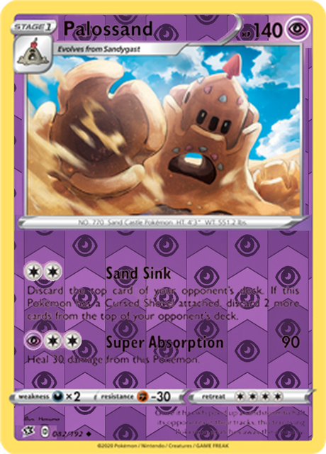 Palossand 082, Rebel Clash Singles, Reverse Holo, representative matte composite