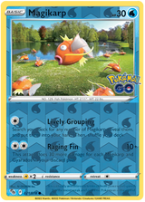 Magikarp 021, Pokemon Go Singles, Reverse Holo, representative matte composite