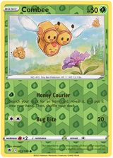 Combee 011, Astral Radiance Singles, Reverse Holo, representative matte composite