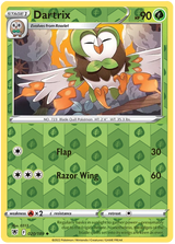 Dartrix 020, Astral Radiance Singles, Reverse Holo, representative matte composite