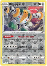Regigigas 130, Astral Radiance Singles, Reverse Holo, representative matte composite