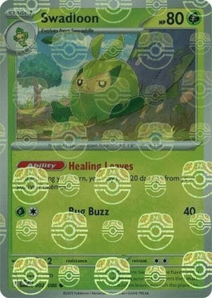 Swadloon 002/086 White Flare Master Ball Reverse Holo