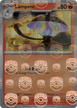 Lampent 017/086 White Flare Master Ball Reverse Holo