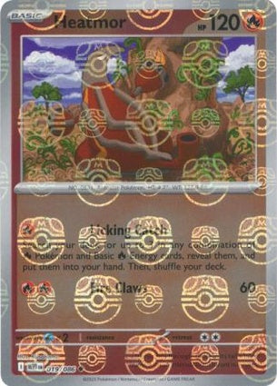 Heatmor 019/086 White Flare Master Ball Reverse Holo