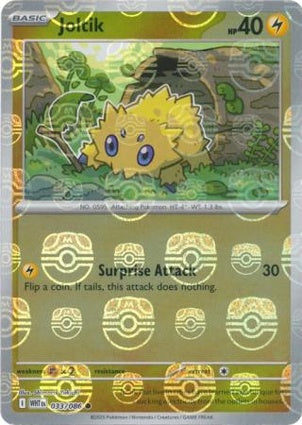 Joltik 033/086 White Flare Master Ball Reverse Holo