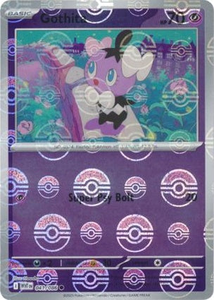 Gothita 041/086 White Flare Poké Ball Reverse Holo