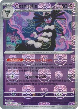 Gothitelle 043/086 White Flare Master Ball Reverse Holo