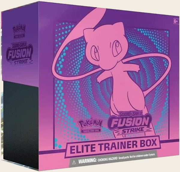 Pokemon Fusion Strike Elite Trainer Box Featuring Mew (SWSH8)