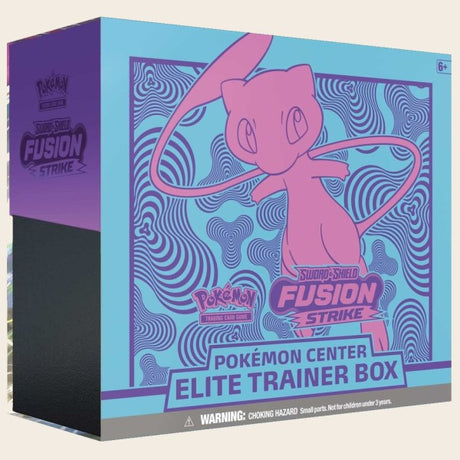 Pokemon Center Fusion Strike Elite Trainer Box Featuring Mew (SWSH8)