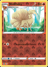 Ninetales 030/264, Fusion Strike, Reverse Holo finish, representative matte composite