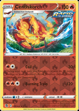 Centiskorch 048/264, Fusion Strike, Reverse Holo finish, representative matte composite