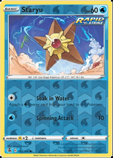 Staryu 052/264, Fusion Strike, Reverse Holo finish, representative matte composite