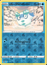 Galarian Darumaka 071/264, Fusion Strike, Reverse Holo finish, representative matte composite
