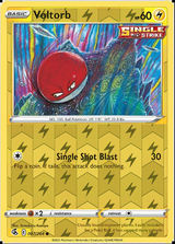 Voltorb 087/264, Fusion Strike, Reverse Holo finish, representative matte composite