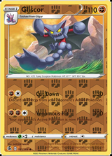 Gliscor 141/264, Fusion Strike, Reverse Holo finish, representative matte composite