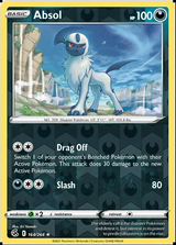 Absol 164/264, Fusion Strike, Reverse Holo finish, representative matte composite