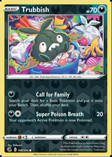 Trubbish 168/264, Fusion Strike, Reverse Holo finish, representative matte composite