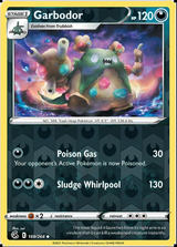 Garbodor 169/264, Fusion Strike, Reverse Holo finish, representative matte composite