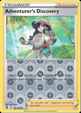 Adventurer's Discovery 224/264, Fusion Strike, Reverse Holo finish, representative matte composite