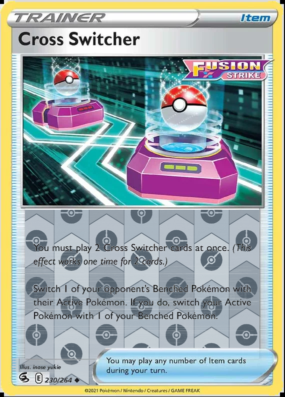 Cross Switcher 230/264, Fusion Strike, Reverse Holo finish, representative matte composite