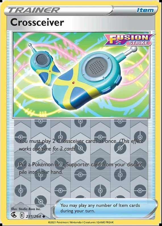 Crossceiver 231/264, Fusion Strike, Reverse Holo finish, representative matte composite