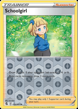 Schoolgirl 239/264, Fusion Strike, Reverse Holo finish, representative matte composite