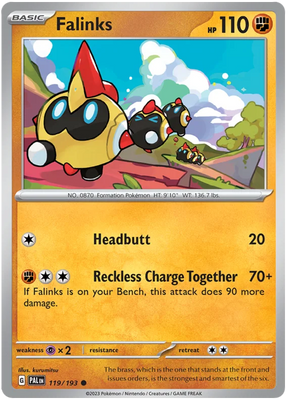 Falinks Paldea Evolved Single Pokemon Card