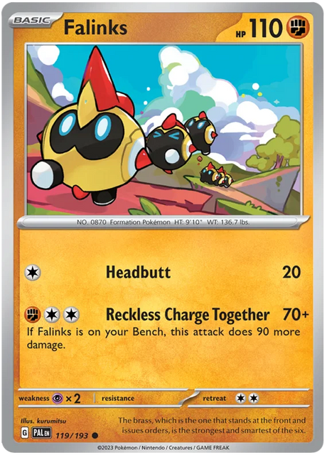 Falinks Paldea Evolved Single Pokemon Card