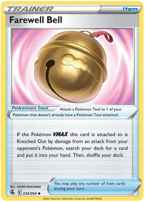 Farewell Bell Fusion Strike Pokemon Card Singles 234/264