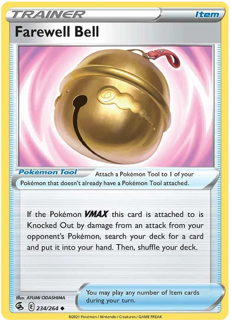 Farewell Bell Fusion Strike Pokemon Card Singles 234/264