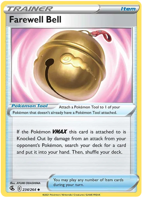 Farewell Bell Fusion Strike Pokemon Card Singles 234/264