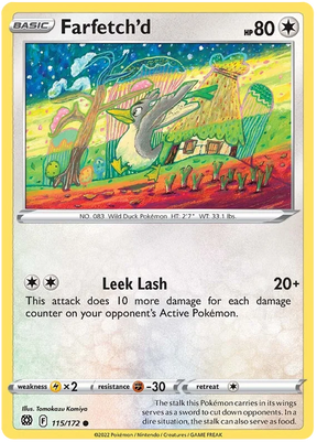 Farfetch'd Brilliant Stars Pokemon Card Singles 115/172