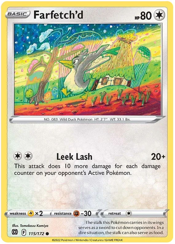 Farfetch'd Brilliant Stars Pokemon Card Singles 115/172