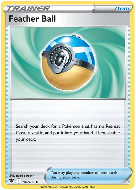Feather Ball Astral Radiance Pokemon Card Singles 141/189