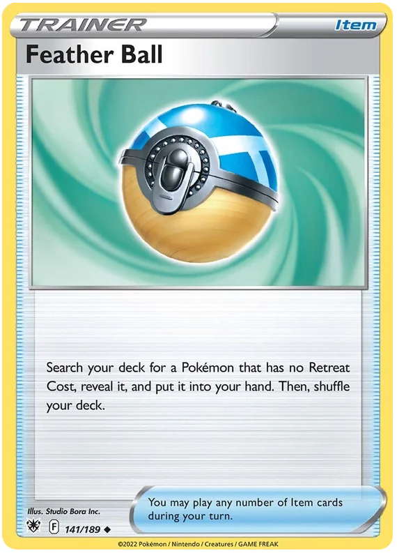 Feather Ball Astral Radiance Pokemon Card Singles 141/189
