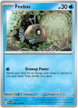 Feebas Paradox Rift Single Pokemon Card 035/182