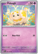 Fidough Paldean Fates Pokemon Card Single 038/091