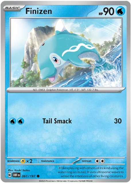 Finizen 061 Obsidian Flames Single Pokemon Card