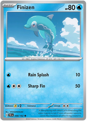 Finizen Temporal Forces Pokemon Single 048/162